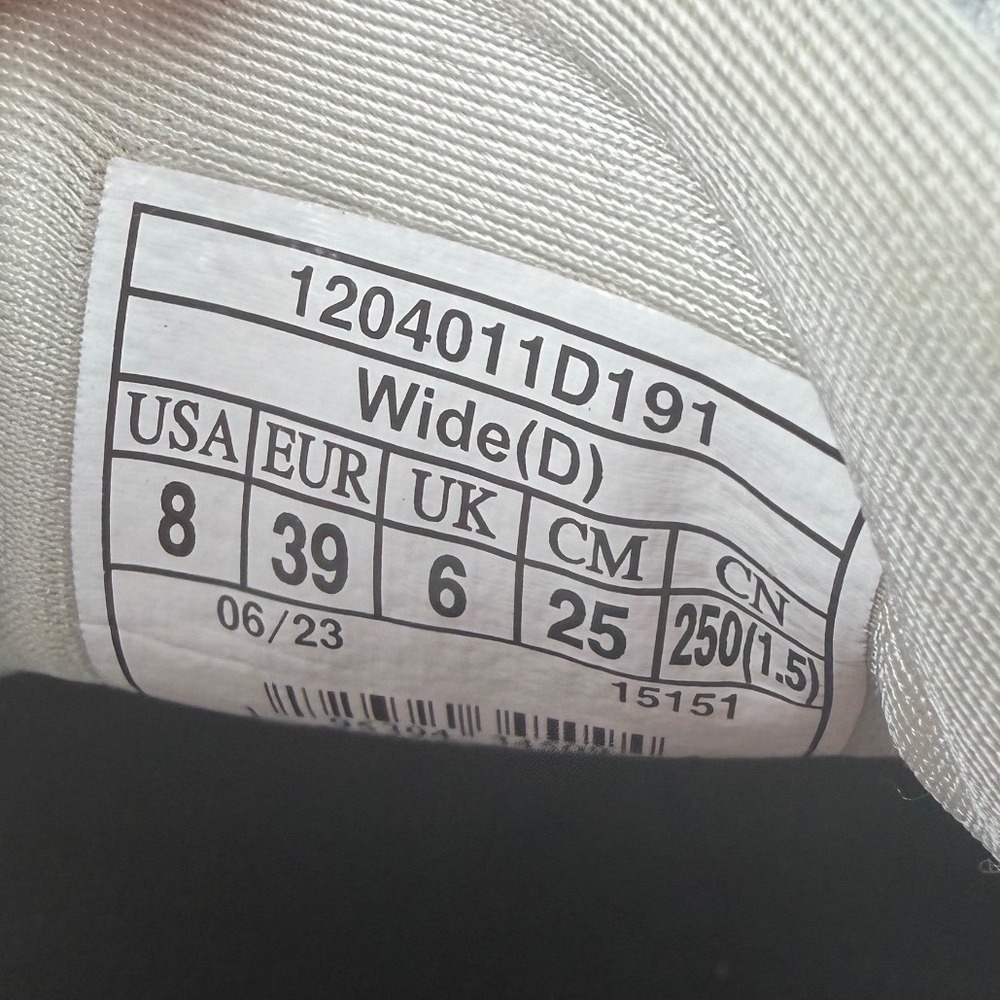 Brooks Trace 3 Running Shoes Womens 8 Wide White Black 1204011D191 Sneakers - Picture 7 of 8